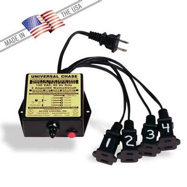 4 channel chase light controller